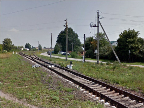 Станция Лев Толстой. Чётная горловина. Вид в сторону станции от переезда на 1-м километре. 07.2019.