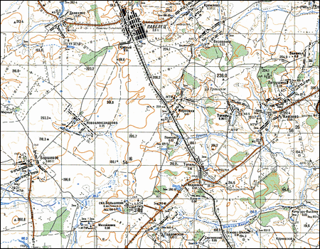 Участок Павелец-Тульский - Раненбург от Павелец-Тульского до Топилл.